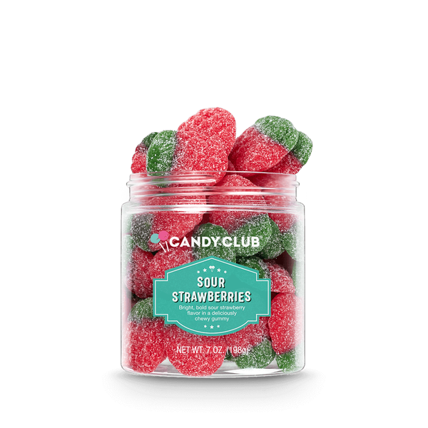 Candy Club Sour Strawberry Gummies