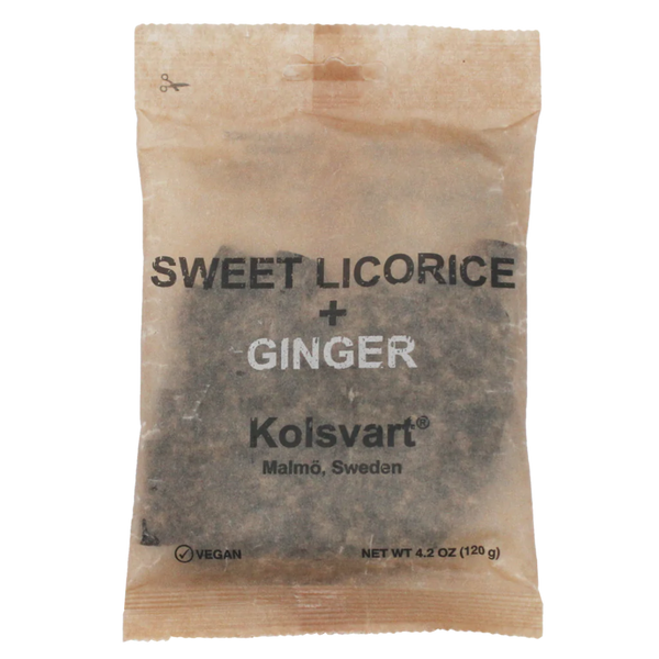 Kolsvart - Sweet and Ginger swedish Licorice